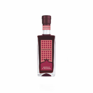Granatapfel Balsamico Essig Naragaro in Glasflasche